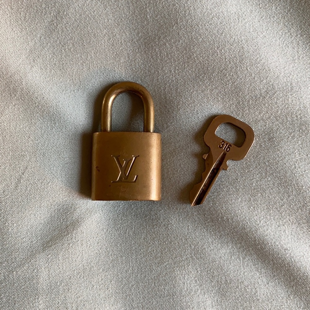 Authentic Louis Vuitton Trunk Lock and Key